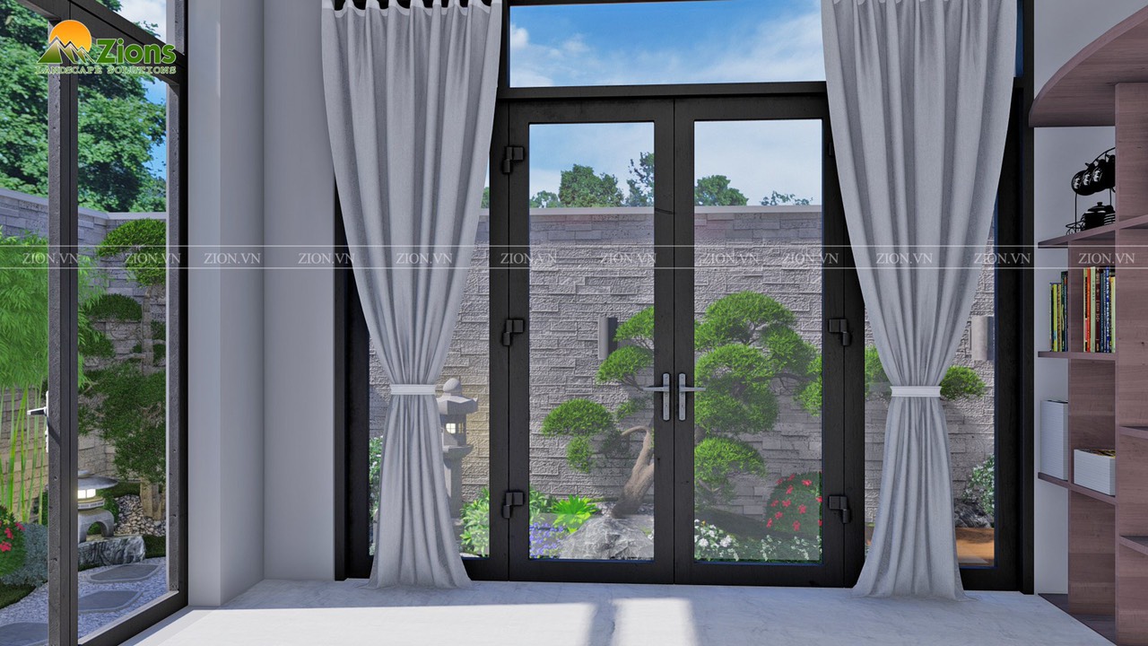 Thiết kế sân vườn Nhật Bản tại Vinhomes Riverside - The Harmony